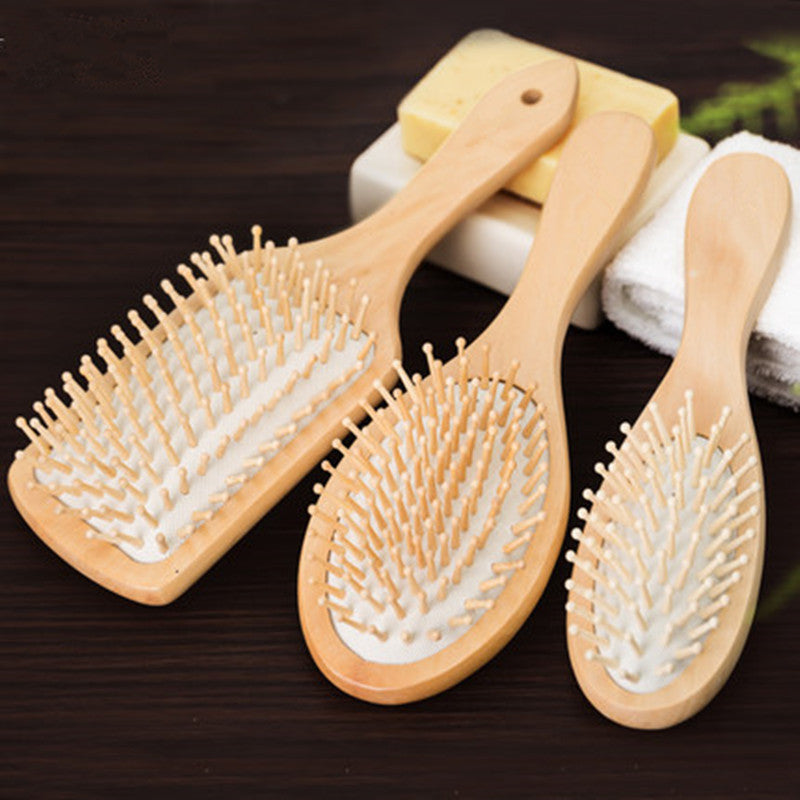 Wooden Hair Brush - Skin Glam Tech™