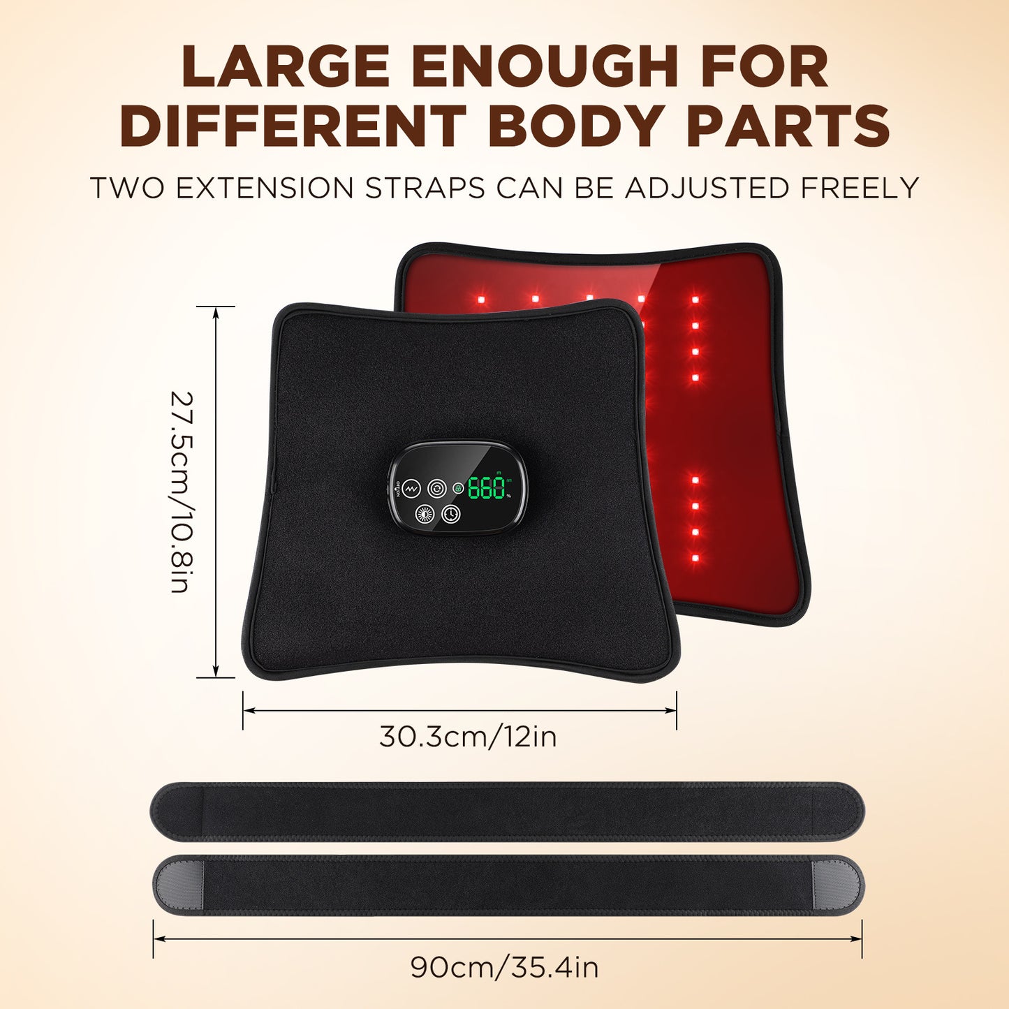 SkinTech GlowPulse™ Infrared Red Light & Massage Pad - Skin Glam Tech™