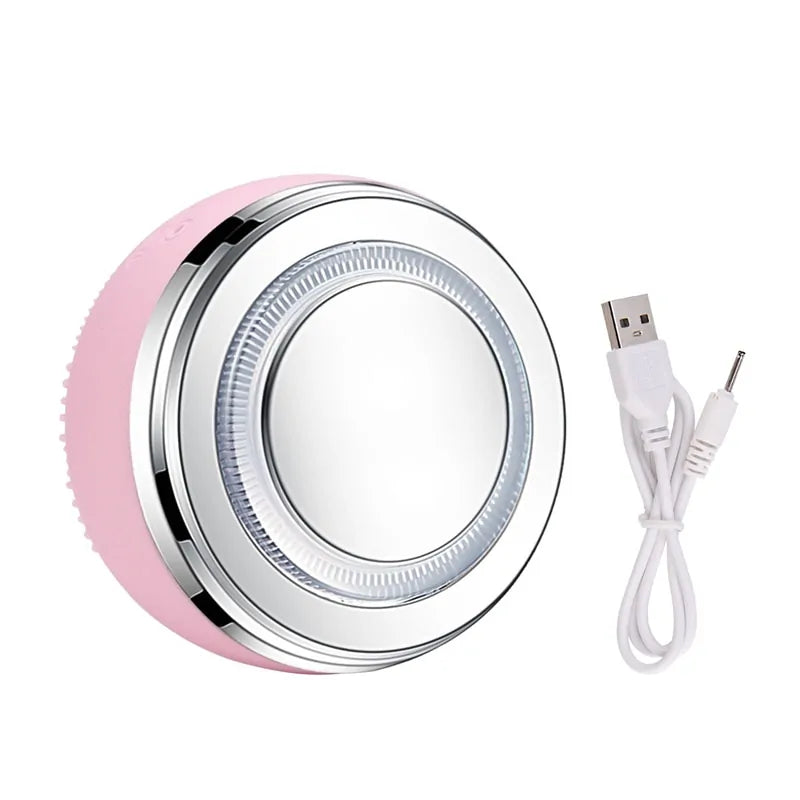 Facial Cleansing Device - With Light-therapy function - Skin Glam Tech™