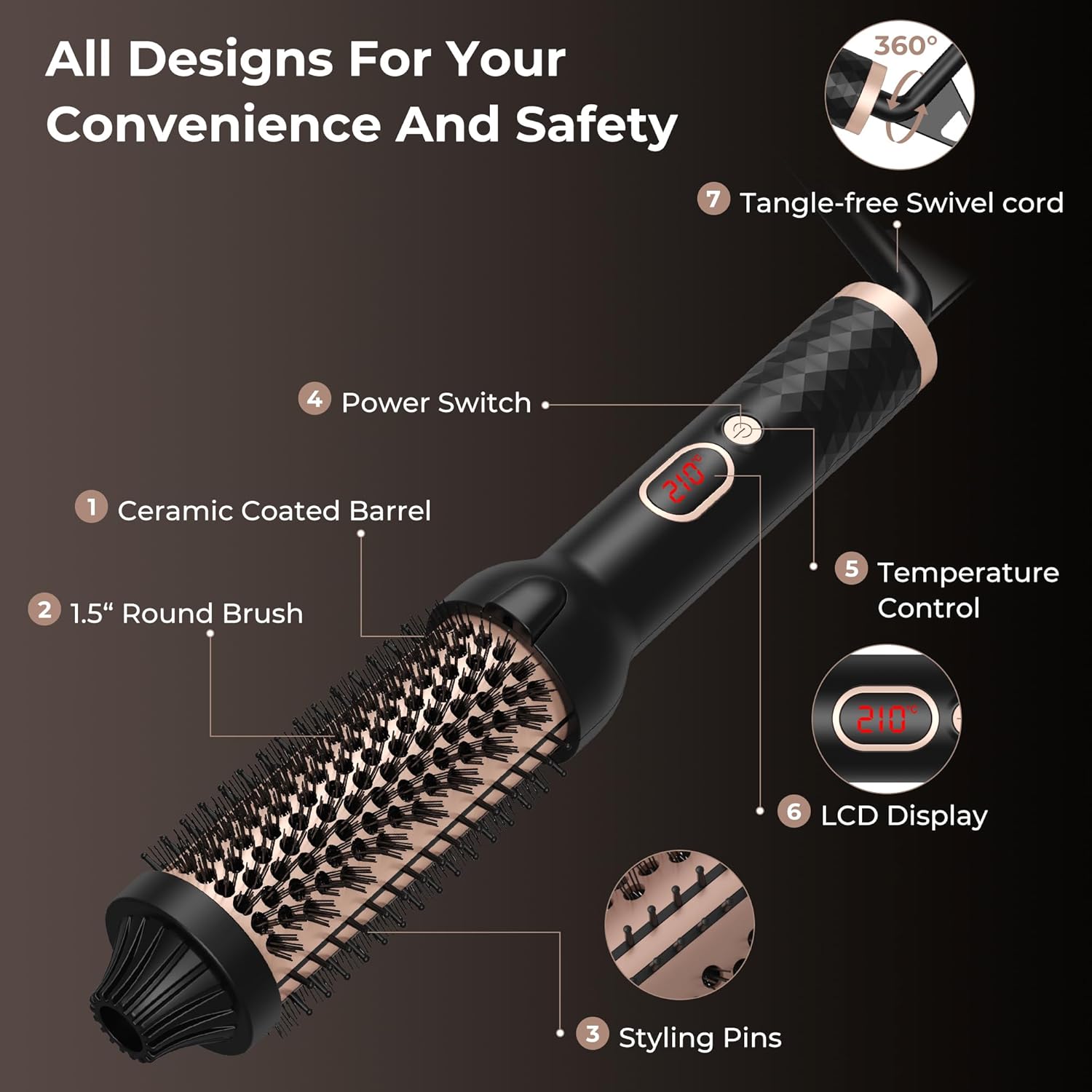 Blowout Thermal Brush™ - Skin Glam Tech™