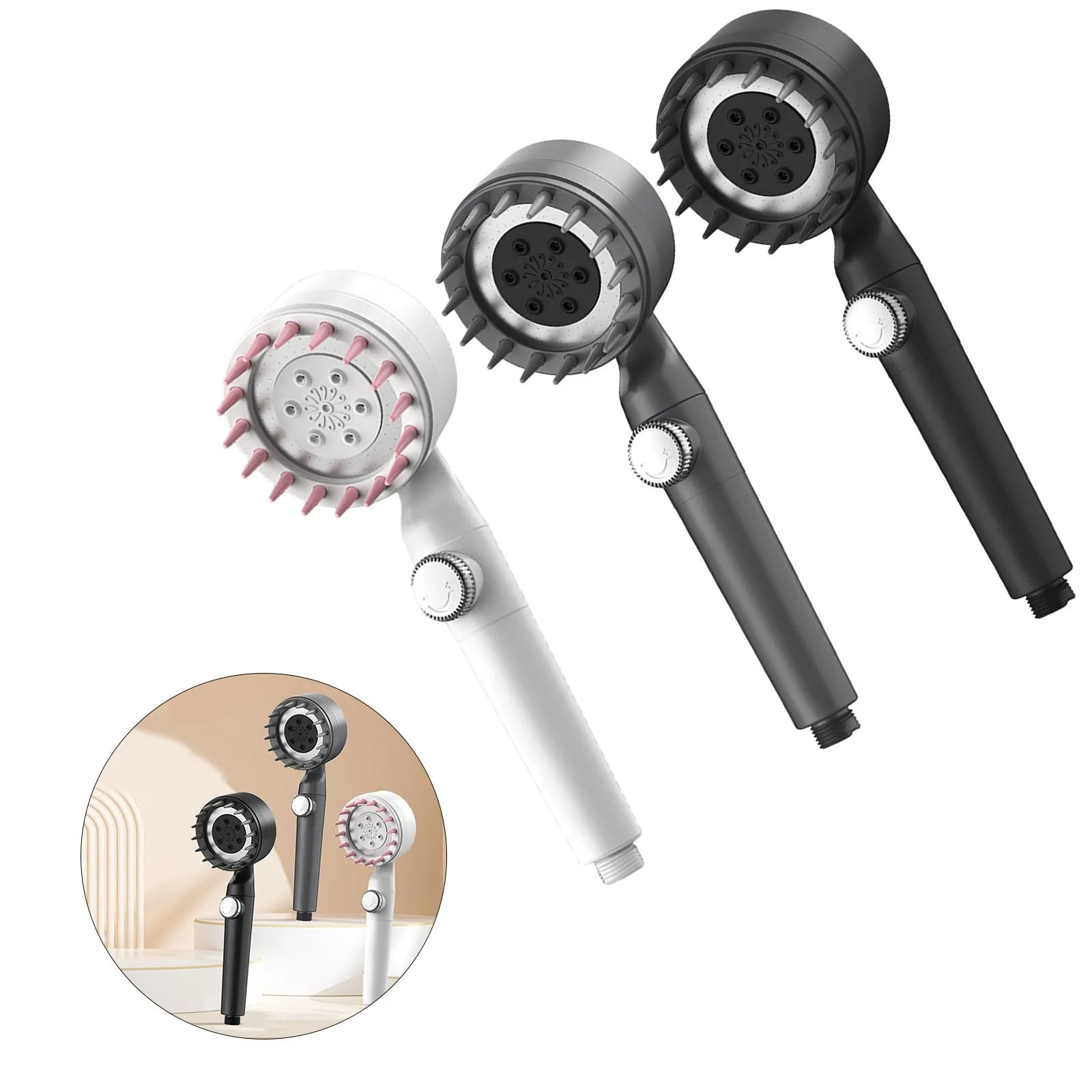 SkinSafe™ Shower Head with Filter - Skin Glam Tech™