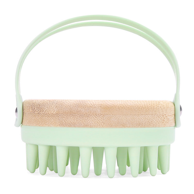 Bamboo & Silicone Scalp Brush - Skin Glam Tech™