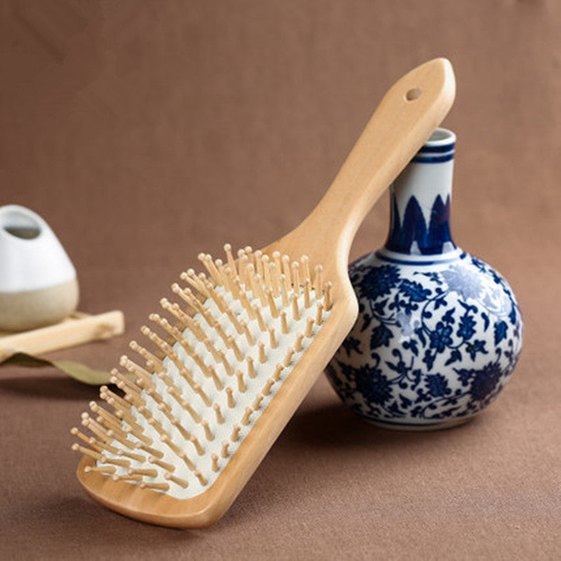 Wooden Hair Brush - Skin Glam Tech™