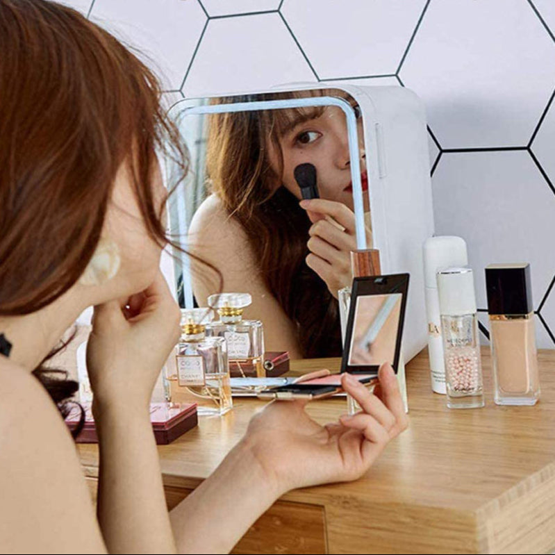 SkinTech™ Cosmetics Mini Fridge - Skin Glam Tech™