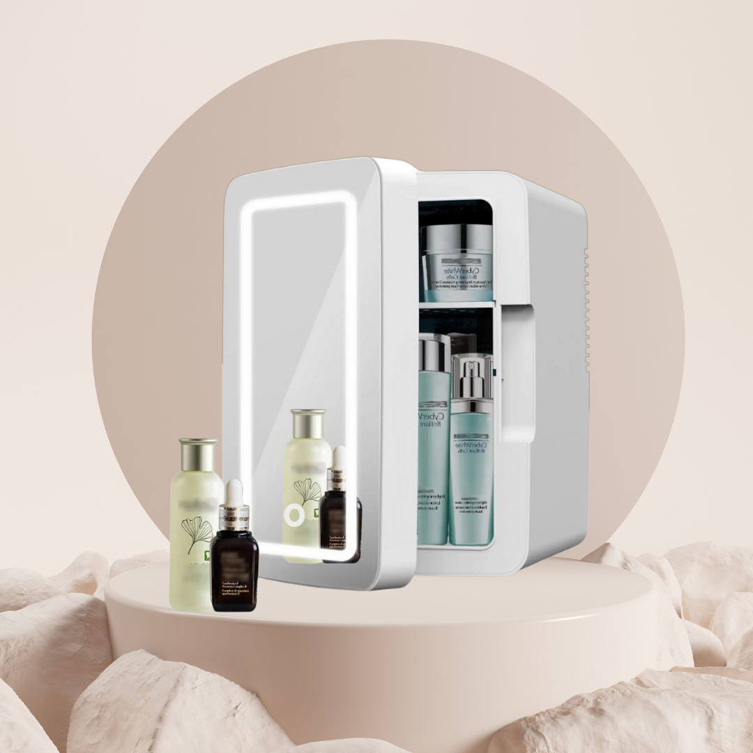 SkinTech™ Cosmetics Mini Fridge - Skin Glam Tech™