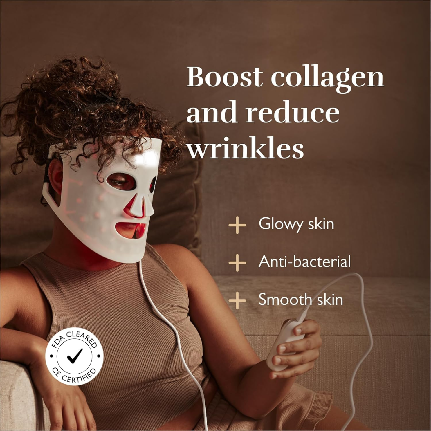 OptiLux Mask™ - LED Light Therapy - Skin Glam Tech™