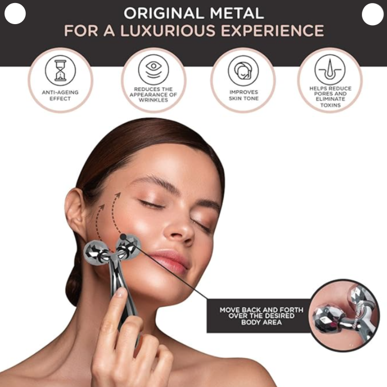 Facial Roller Massager - Skin Glam Tech™