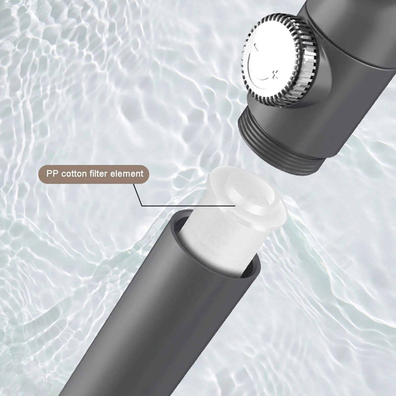 SkinSafe™ Shower Head with Filter - Skin Glam Tech™