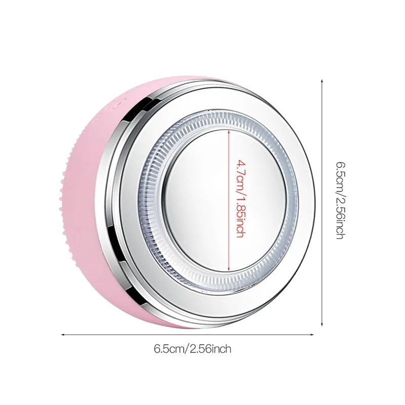 Facial Cleansing Device - With Light-therapy function - Skin Glam Tech™