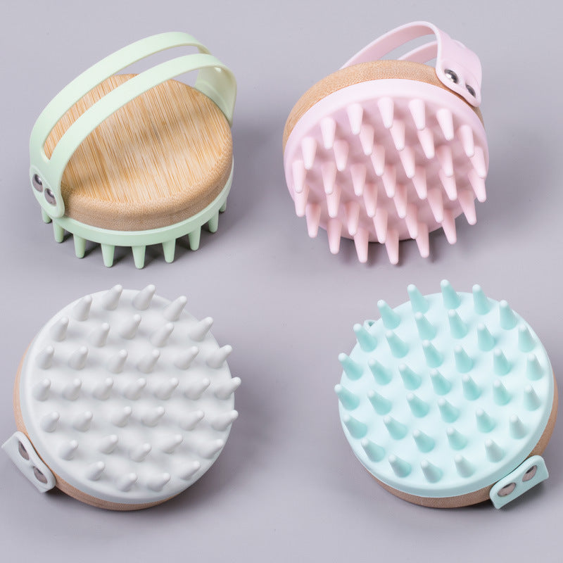 Bamboo & Silicone Scalp Brush